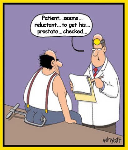 Pasienten er motvillig til å få protataen sjekket